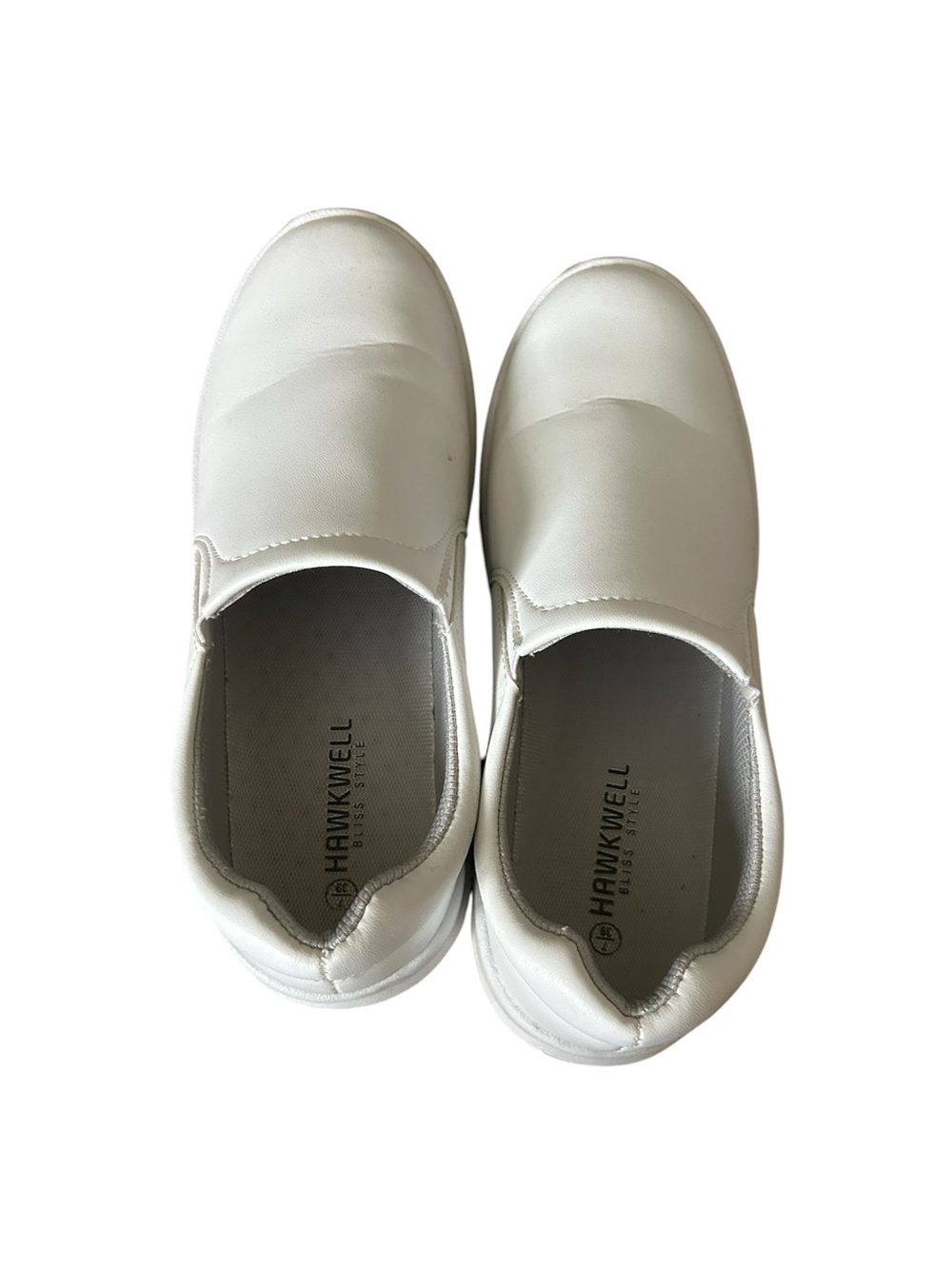 Hawkwell White Slip-On Women’s Shoes